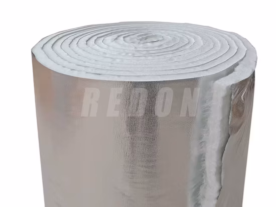 1260c Heat Resistant Ceramic Fiber with Aluminum Foil Pizza Oven Insulation Blanket