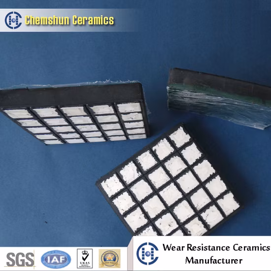 Wear Resistant 92% Al2O3 Vulcanized Composite Alumina Ceramic Plate