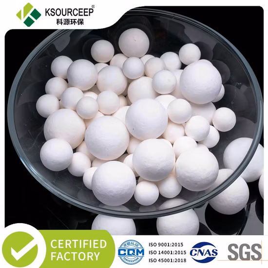 Ksourceep Random Packing 17%~99% Inert Alumina Ceramic Ball Manufacturer