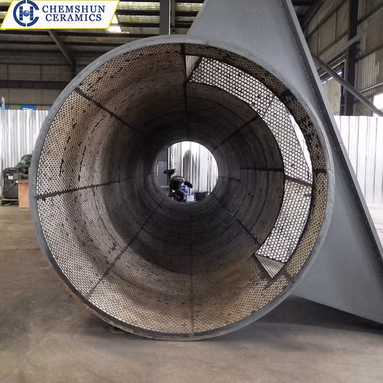 Rubber Steel Backed Ceramic 92 Al2O3 Plates for Chute with Excellent Wear and Impact Resistance
