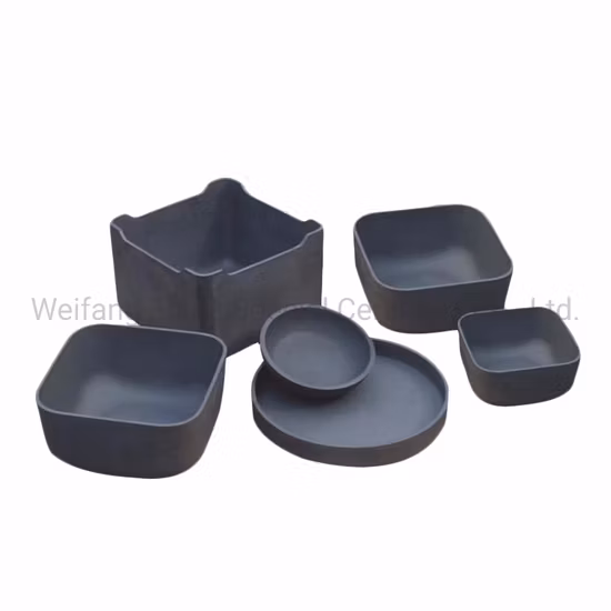 Wholesale Fast Thermal Conductivity Sisic Sagger / Rbsic Crucibles