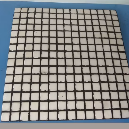 Steel Backed Plates Ceramic Rubber Composite Wear Liner